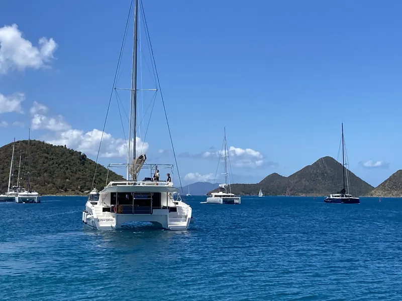 Cesenatico → Tortola (BVI) · Dufour Catamarans 48 · Atlantic crossing · 5,600 nm